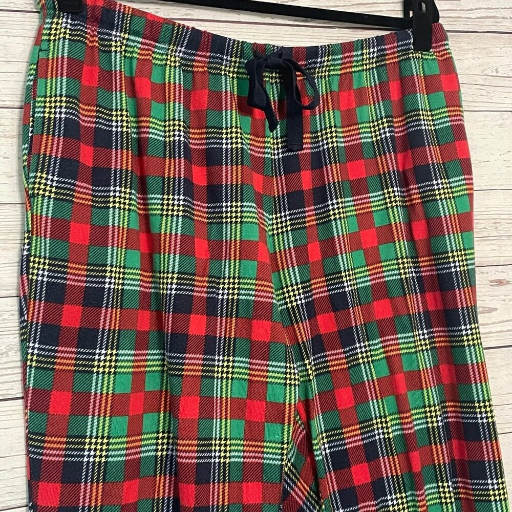 Dearfoams Christmas Plaid Joggers Size XL‎ - Picture 3 of 5